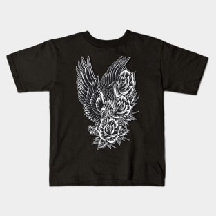 Eagle and Roses 1.2 Kids T-Shirt